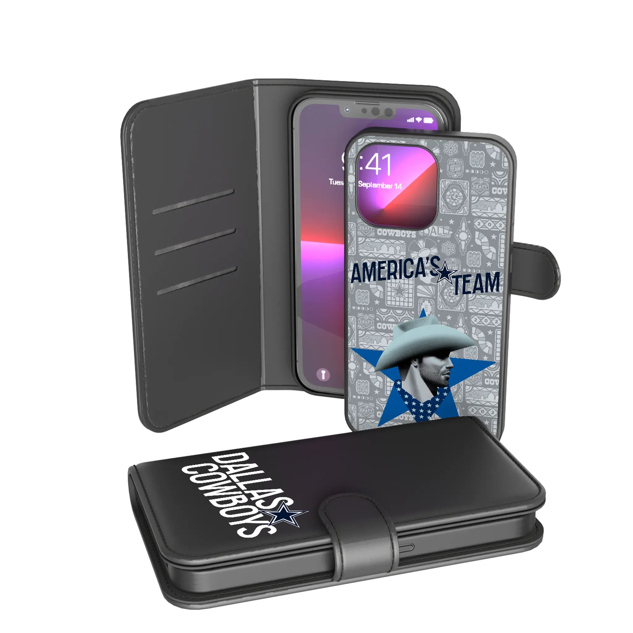 Dallas Cowboys 2024 Illustrated Limited Edition Wallet Phone Case
