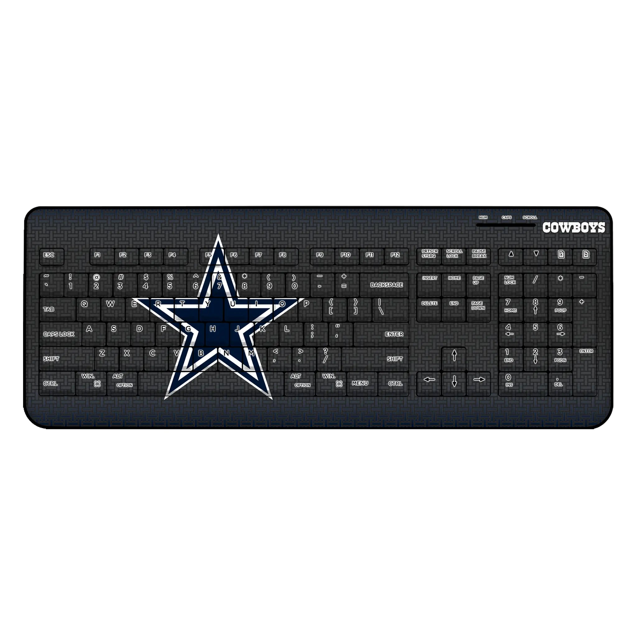 Dallas Cowboys Linen Wireless USB Keyboard