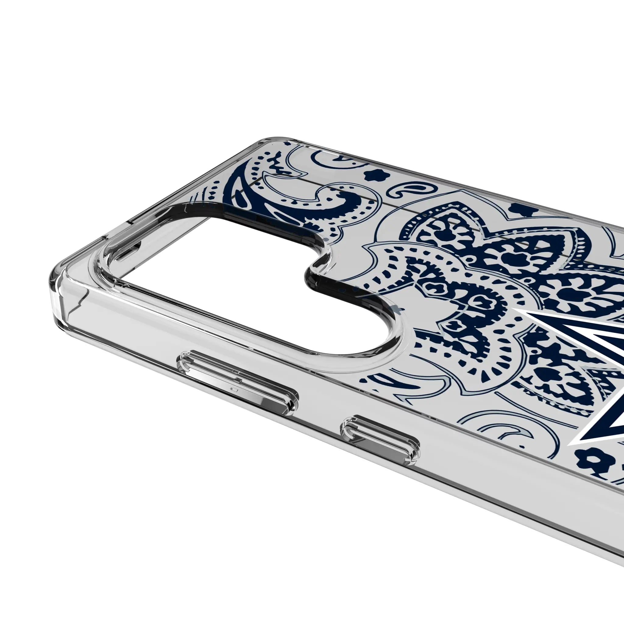 Dallas Cowboys Paisley Clear Phone Case for Samsung Galaxy