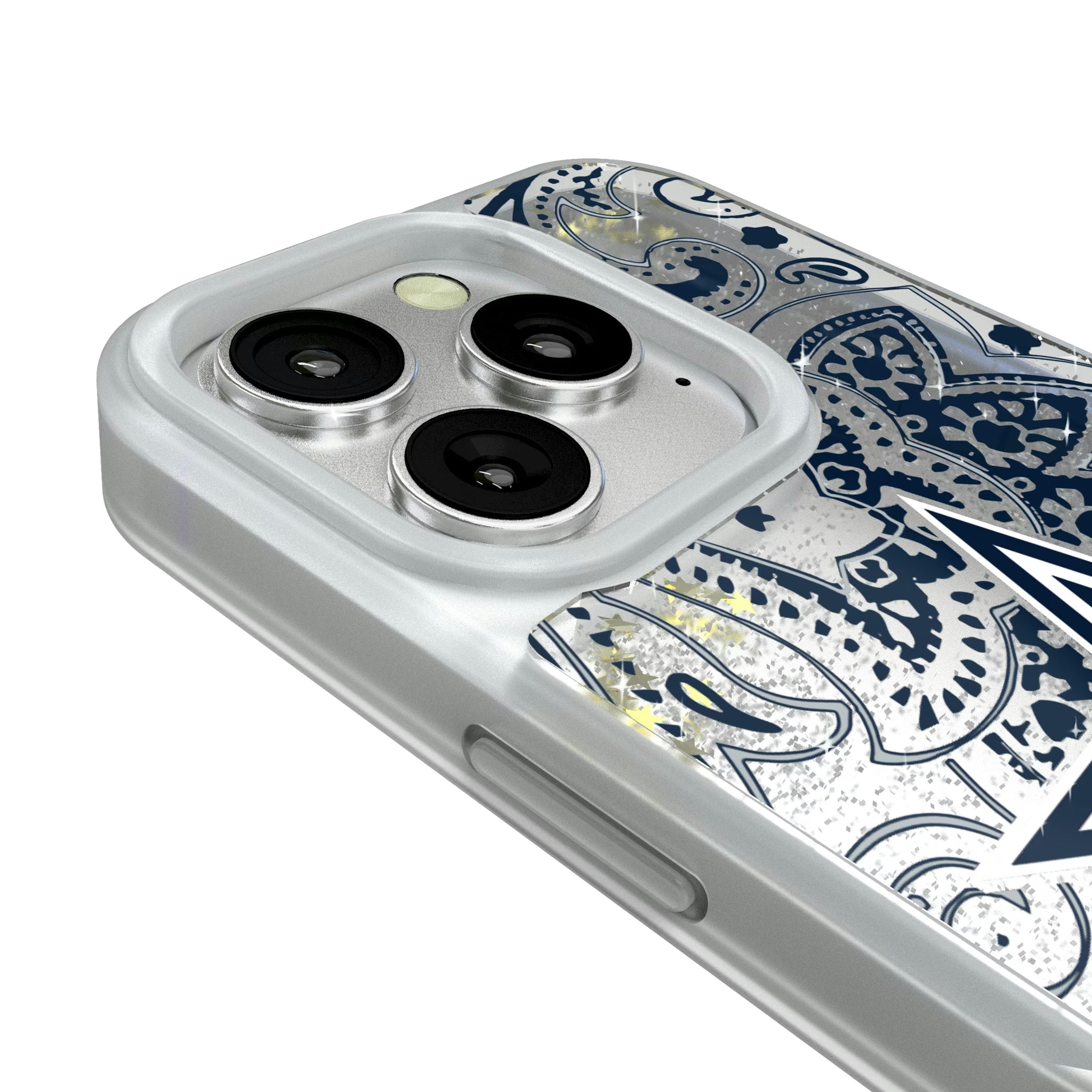 Dallas Cowboys Paisley Glitter Phone Case - Sports Gifts, Sports Memorabilia, Sports Collectibles, Fan Shop