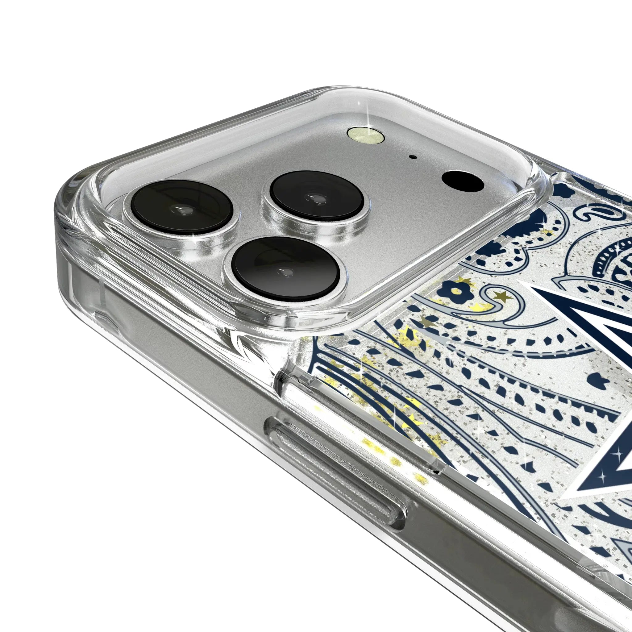 Dallas Cowboys Paisley Glitter Phone Case