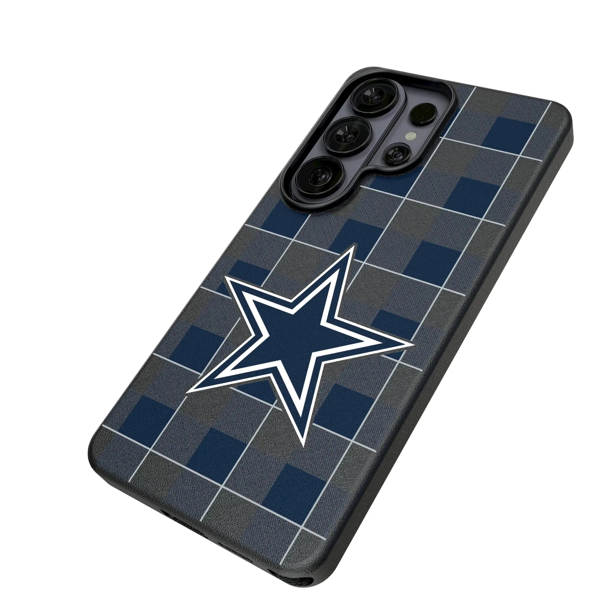 Dallas Cowboys Plaid MagSafe Compatible Phone Case for Samsung Galaxy
