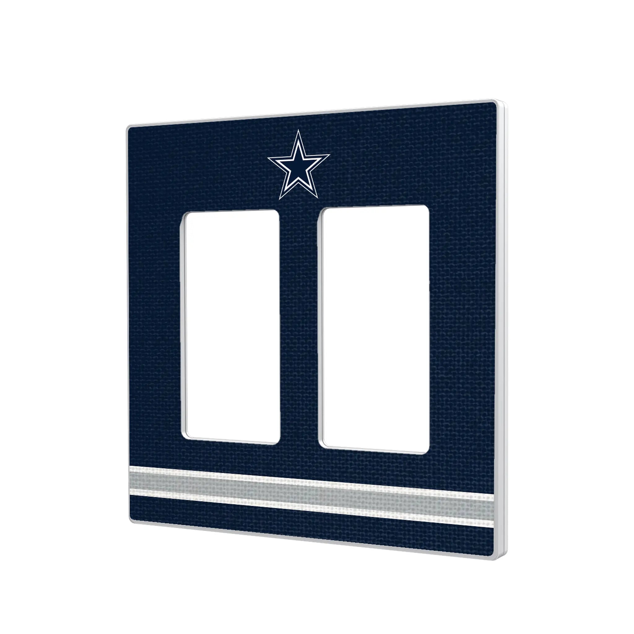 Dallas Cowboys Stripe Hidden-Screw Light Switch Plate