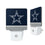 Dallas Cowboys Stripe Night Light 2-Pack
