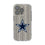 Dallas Cowboys Text Backdrop Clear Phone Case for Apple iPhone