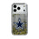 Dallas Cowboys Text Backdrop Glitter Phone Case