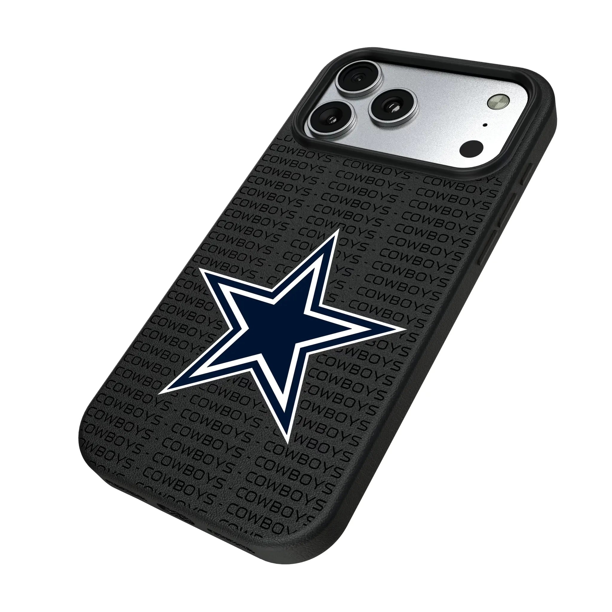 Dallas Cowboys Text Backdrop MagSafe Compatible Phone Case for Apple iPhone