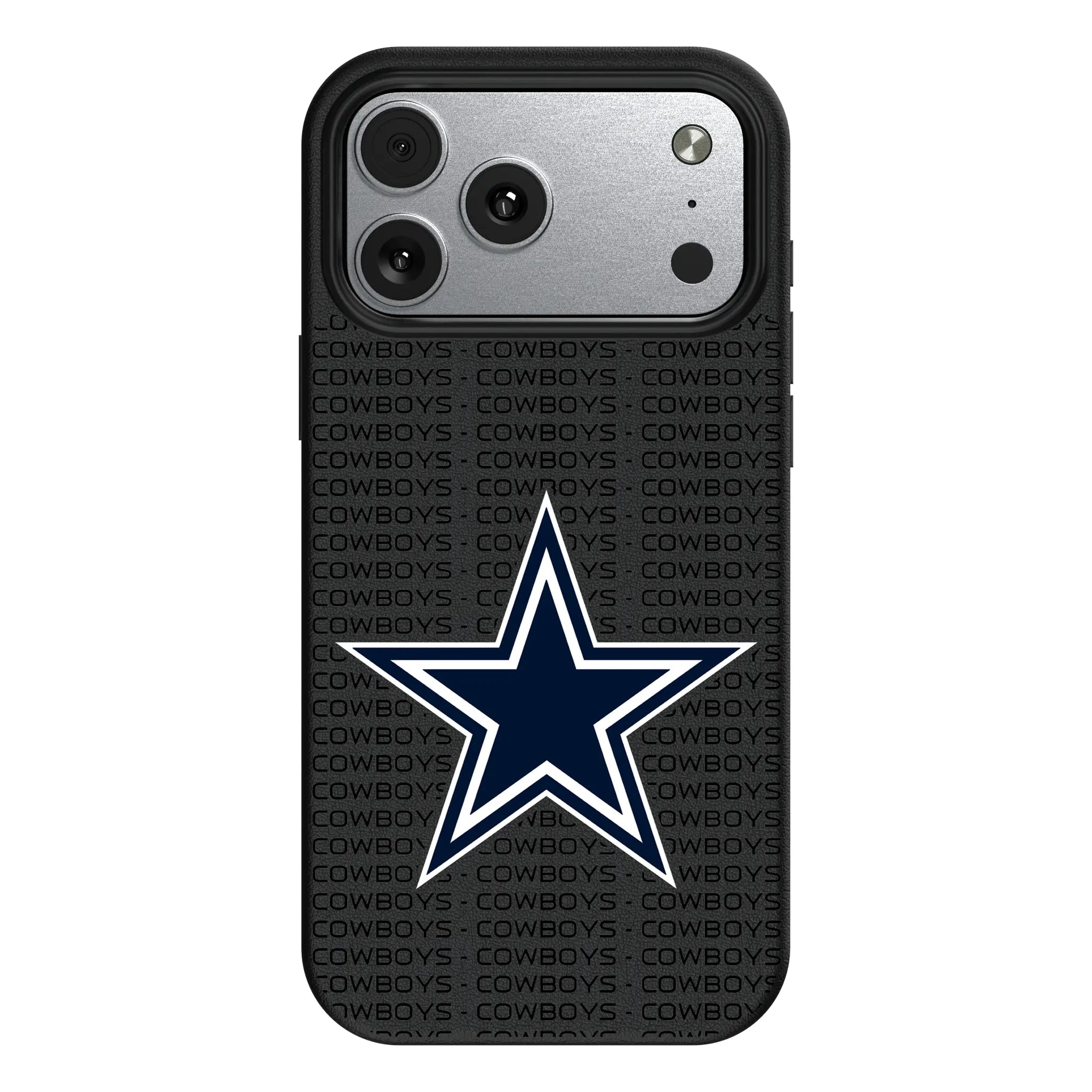 Dallas Cowboys Text Backdrop MagSafe Compatible Phone Case for Apple iPhone