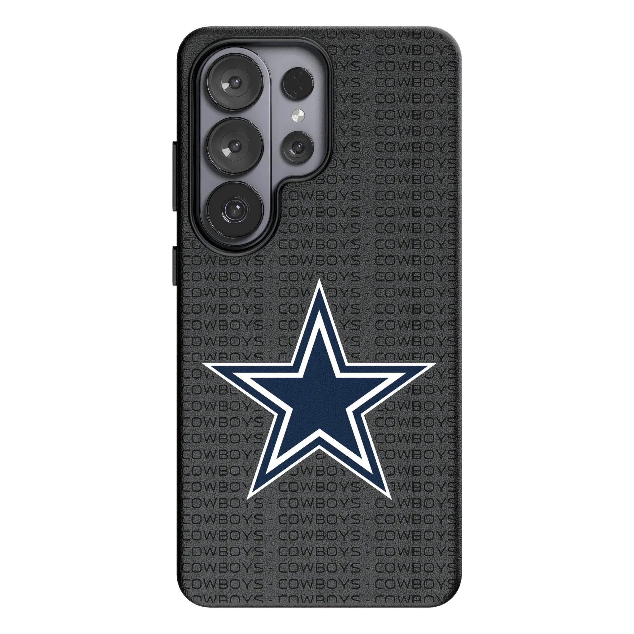 Dallas Cowboys Text Backdrop MagSafe Compatible Phone Case for Samsung Galaxy