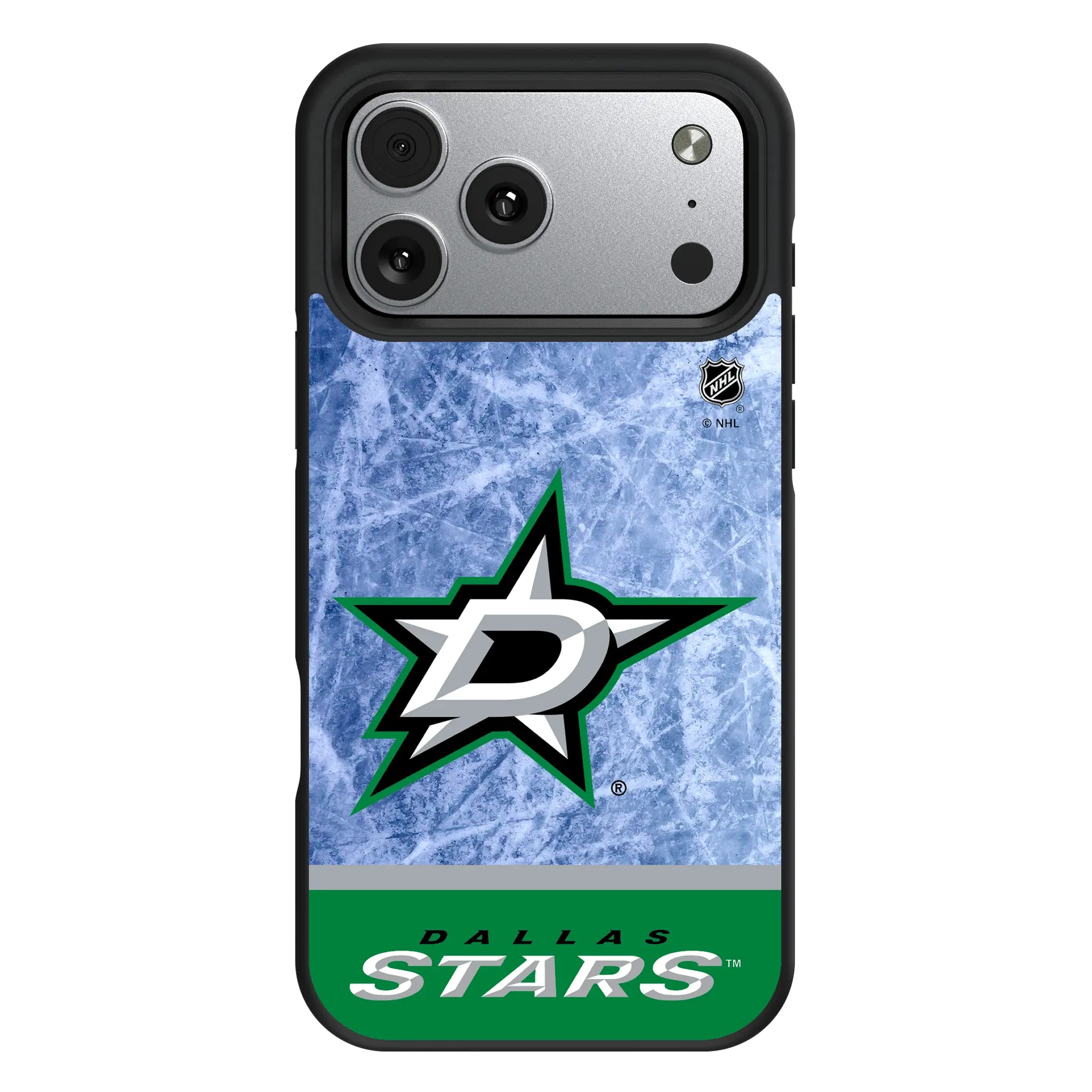 Dallas Stars Ice Wordmark Bump Phone Case