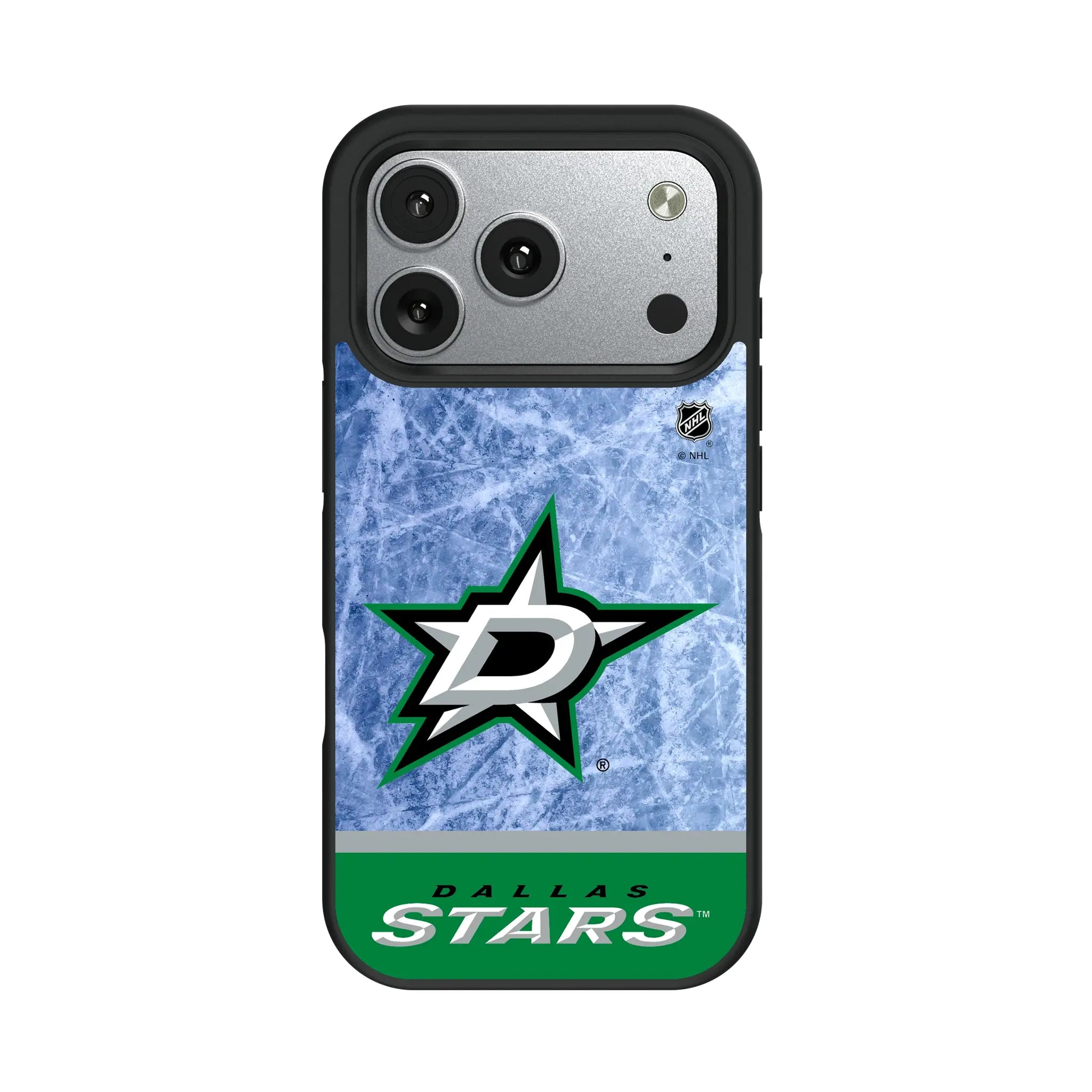 Dallas Stars Ice Wordmark Bump Phone Case