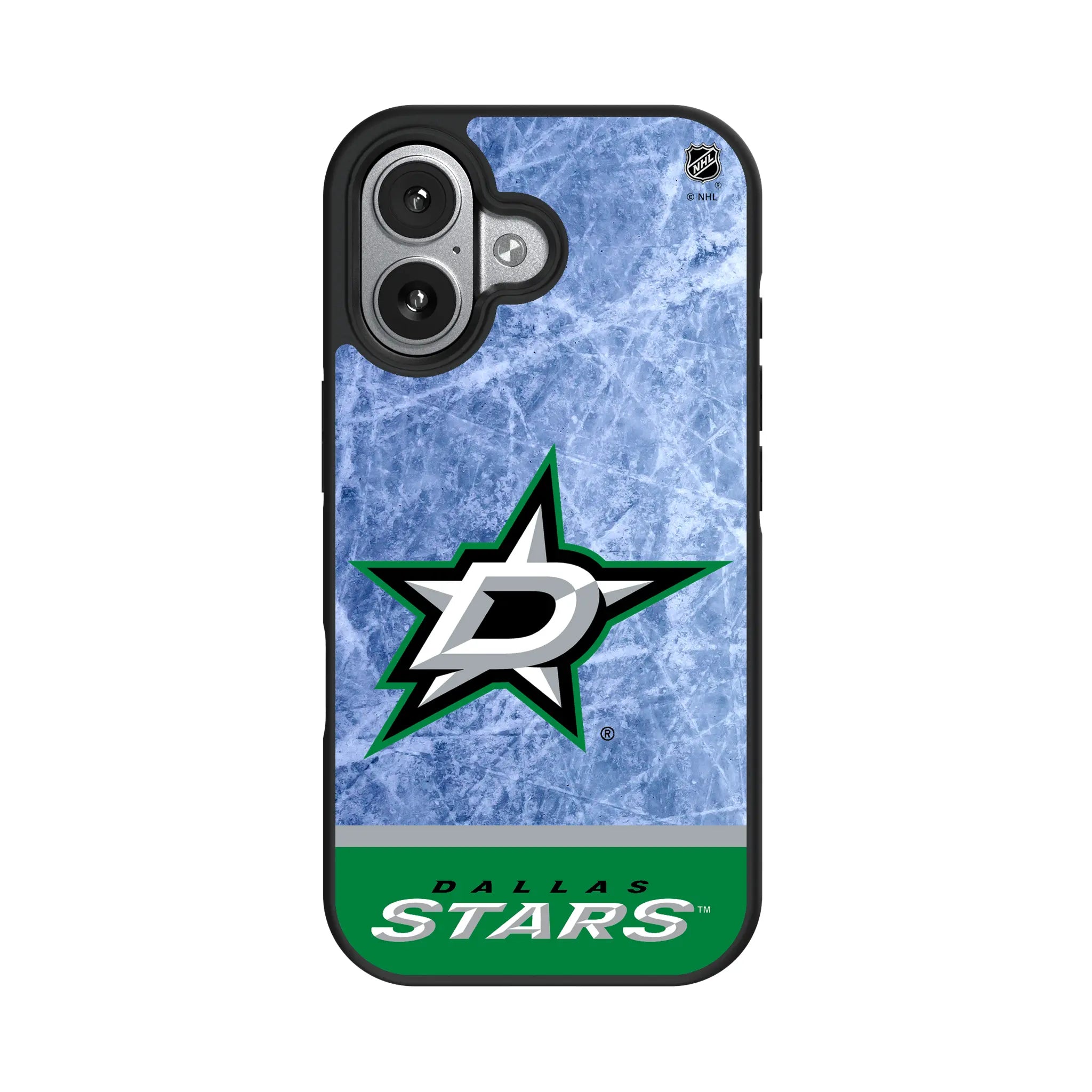Dallas Stars Ice Wordmark Bump Phone Case