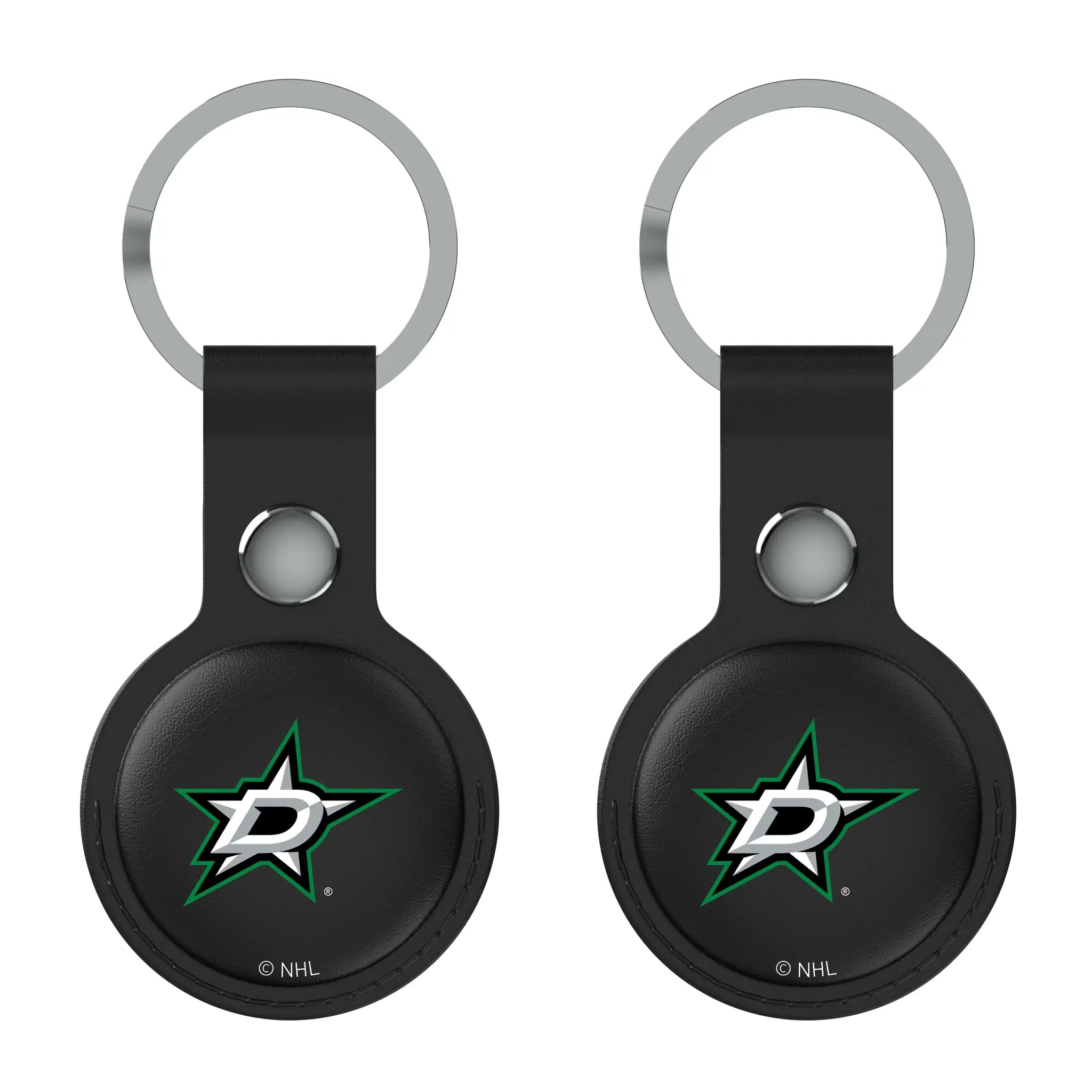 Dallas Stars Insignia Black Airtag Holder 2-Pack