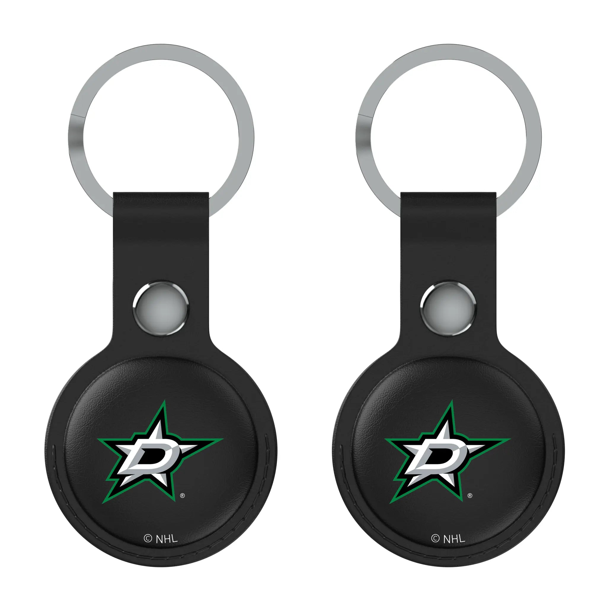 Dallas Stars Insignia Black Airtag Holder 2-Pack