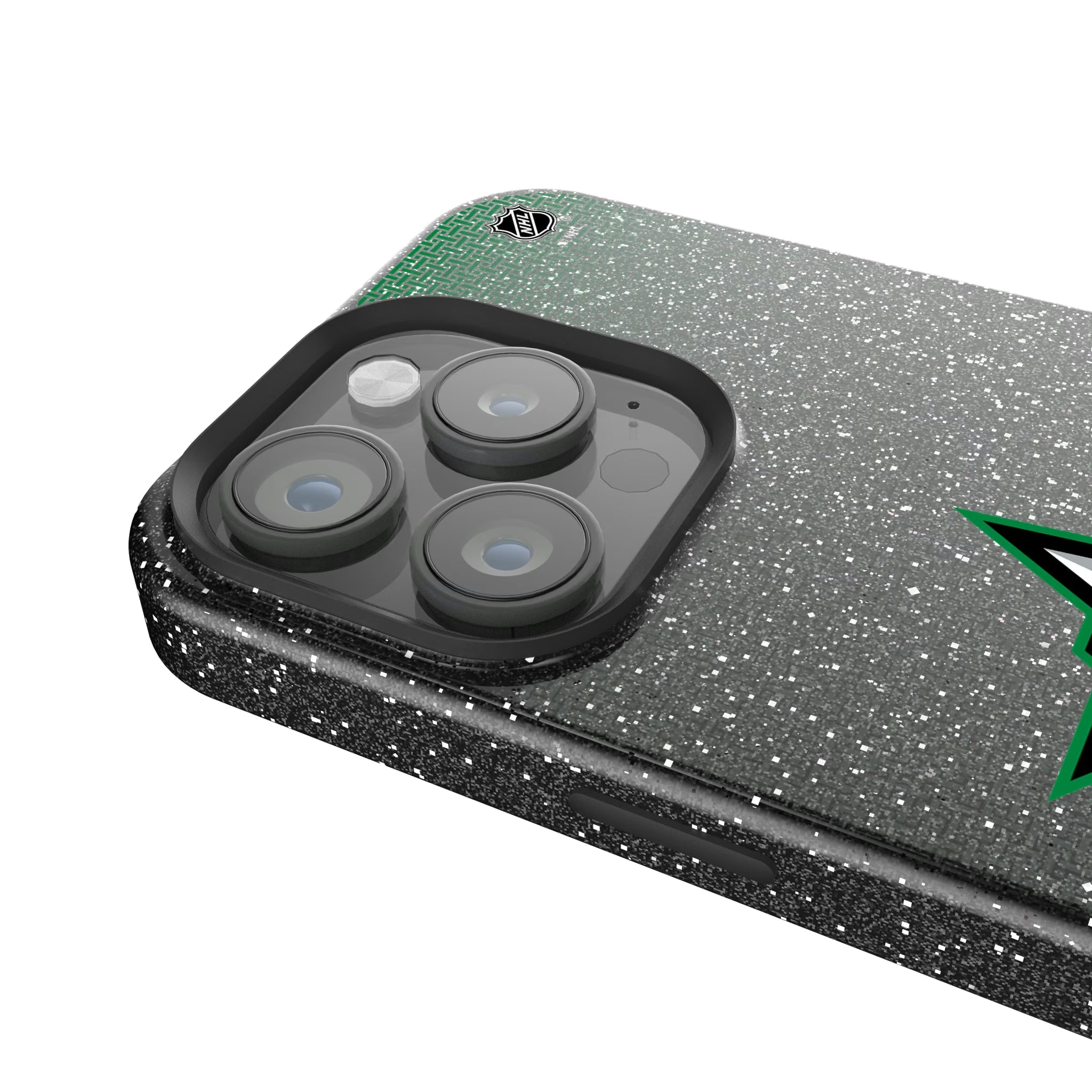 Dallas Stars Linen Bling Phone Case for Apple iPhone