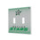 Dallas Stars Linen Hidden-Screw Light Switch Plate