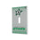 Dallas Stars Linen Hidden-Screw Light Switch Plate