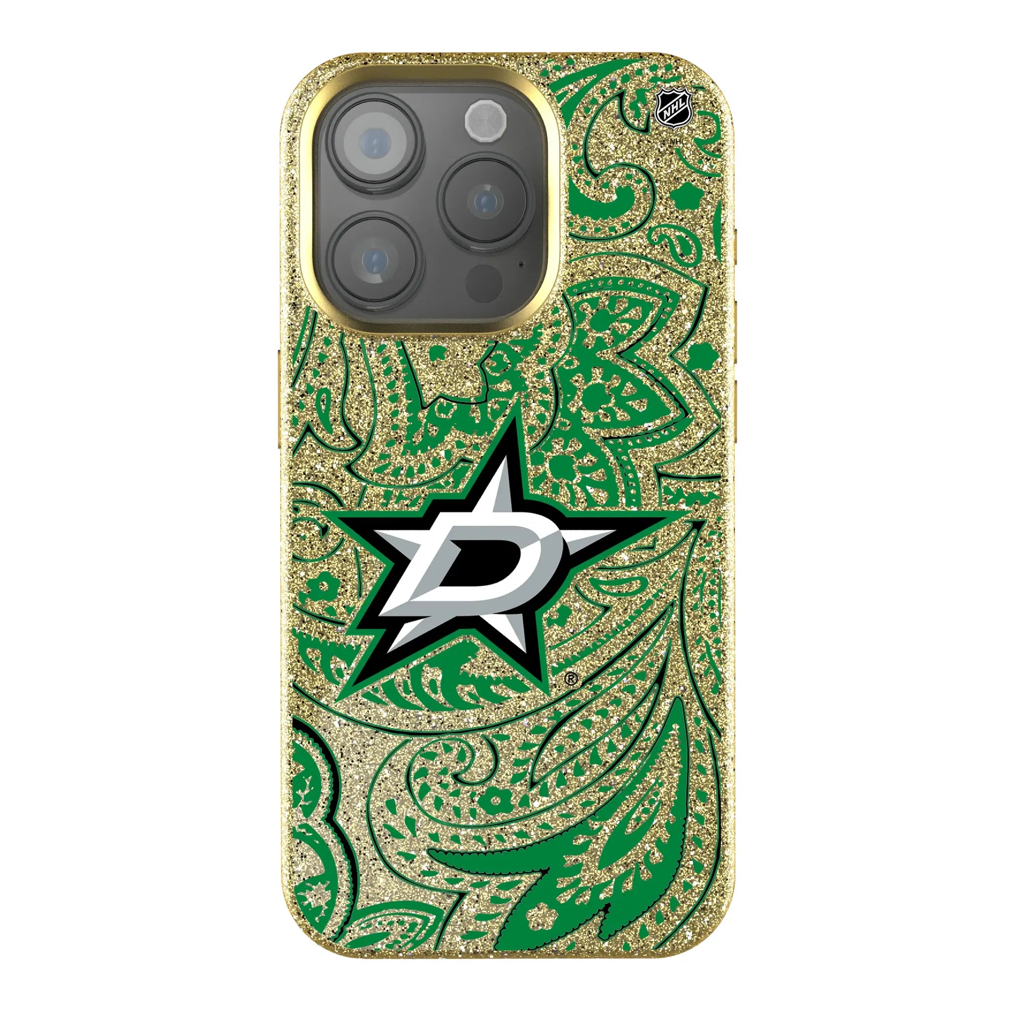 Dallas Stars Paisley Bling Phone Case