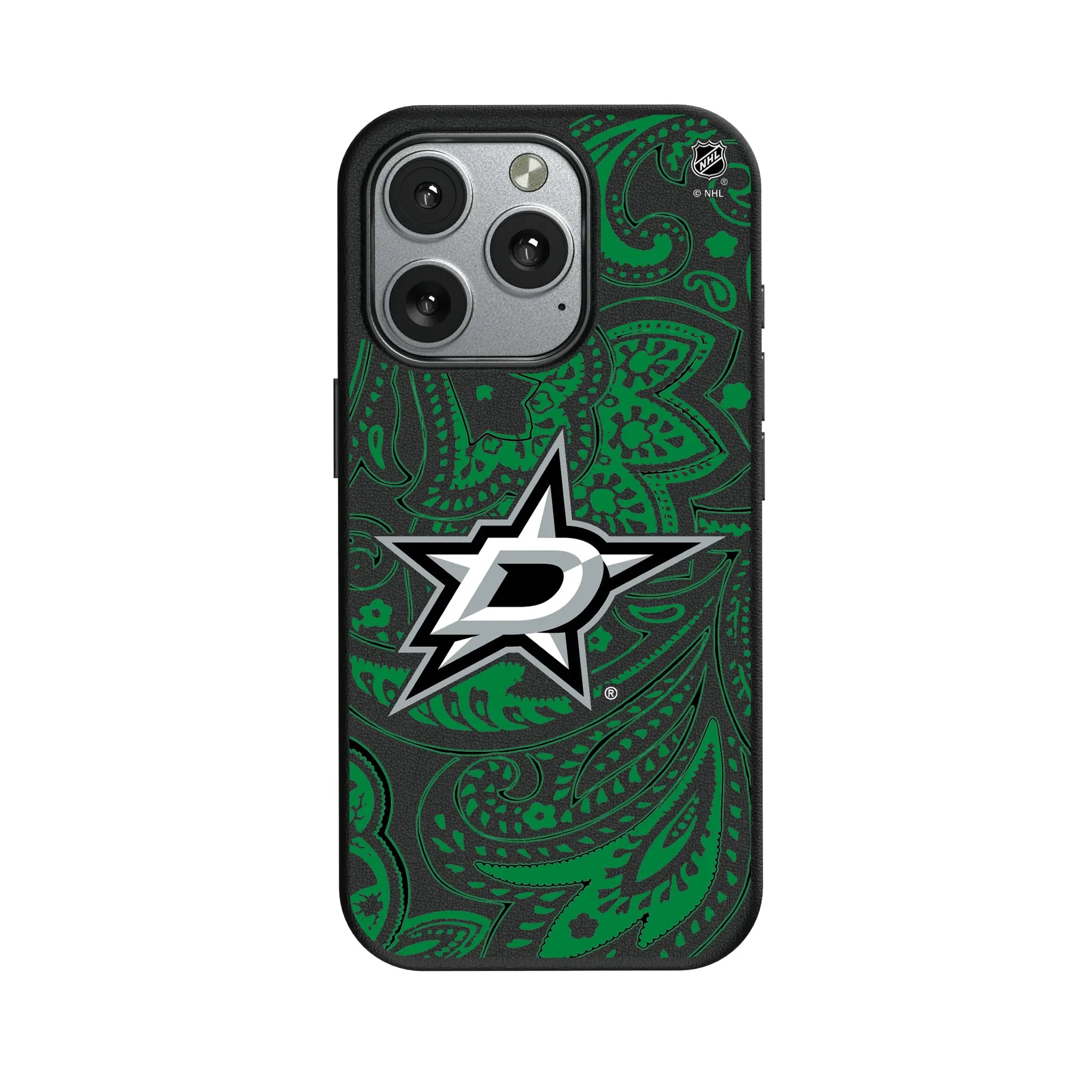 Dallas Stars Paisley MagSafe Compatible Phone Case for Apple iPhone