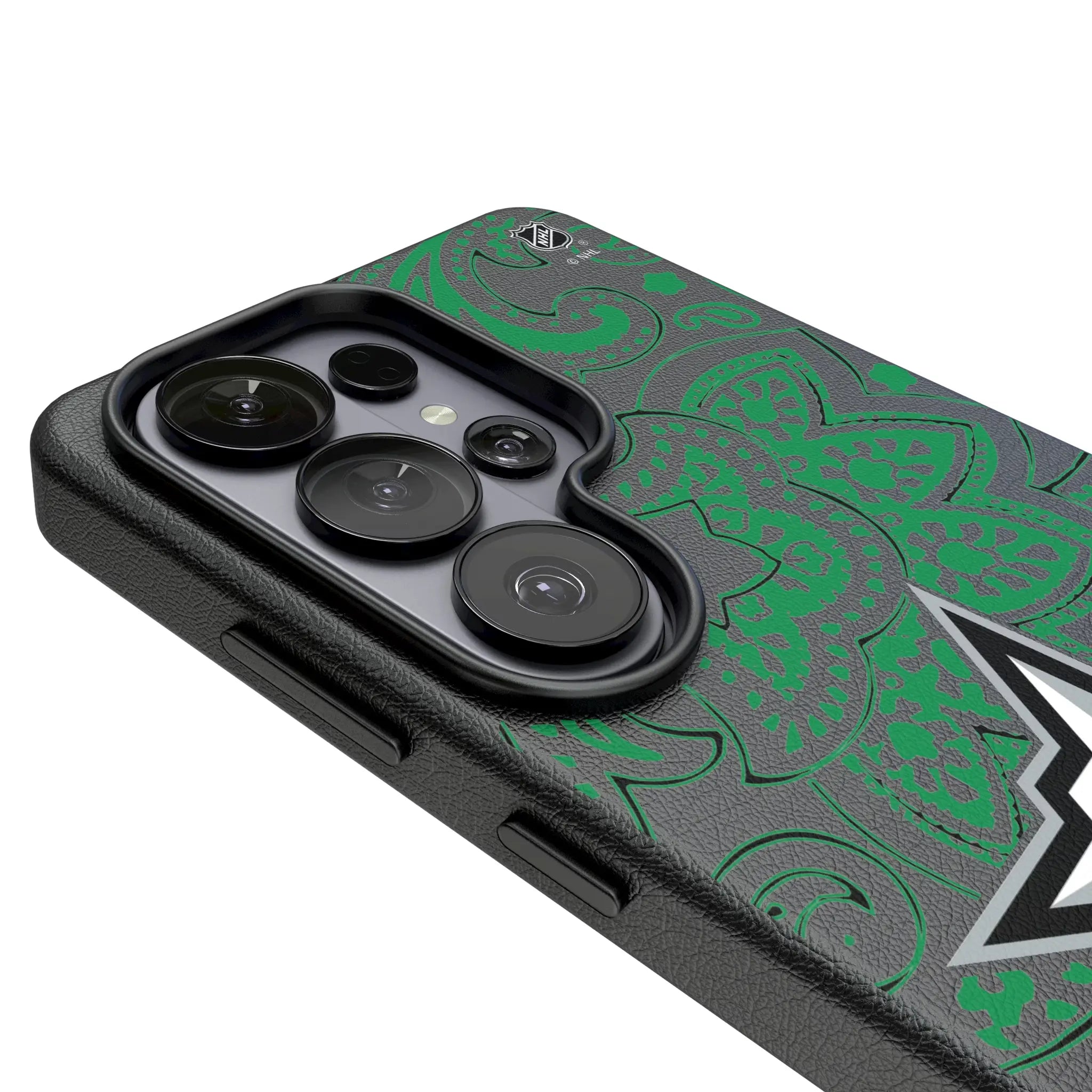 Dallas Stars Paisley MagSafe Compatible Phone Case for Samsung Galaxy