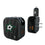 Dallas Stars Text Backdrop 2 in 1 USB A/C Charger