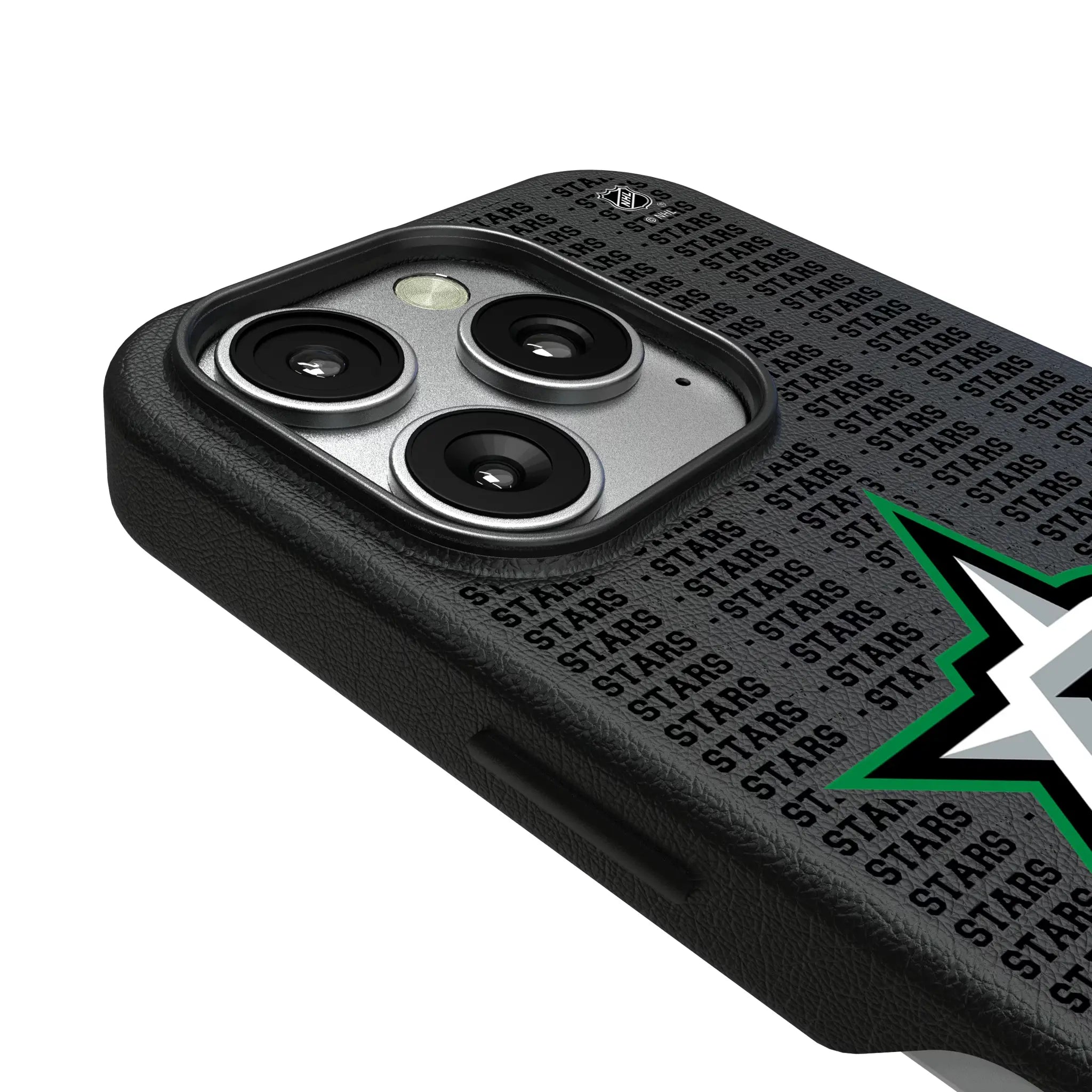 Dallas Stars Text Backdrop MagSafe Compatible Phone Case for Apple iPhone