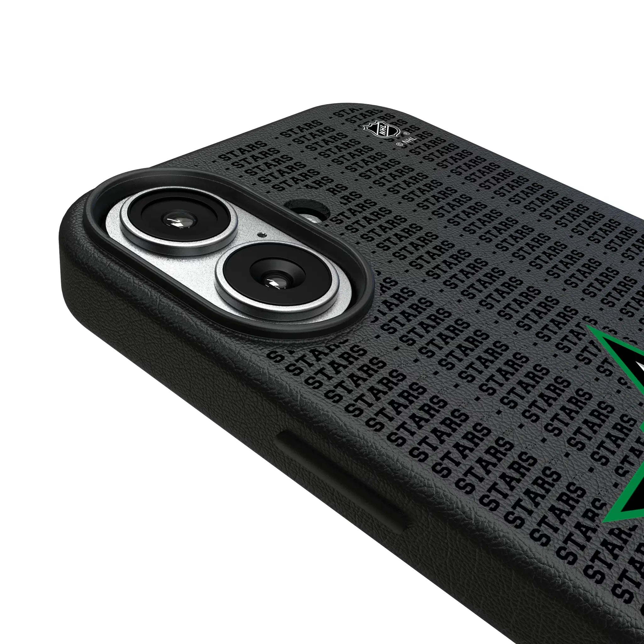Dallas Stars Text Backdrop MagSafe Compatible Phone Case for Apple iPhone