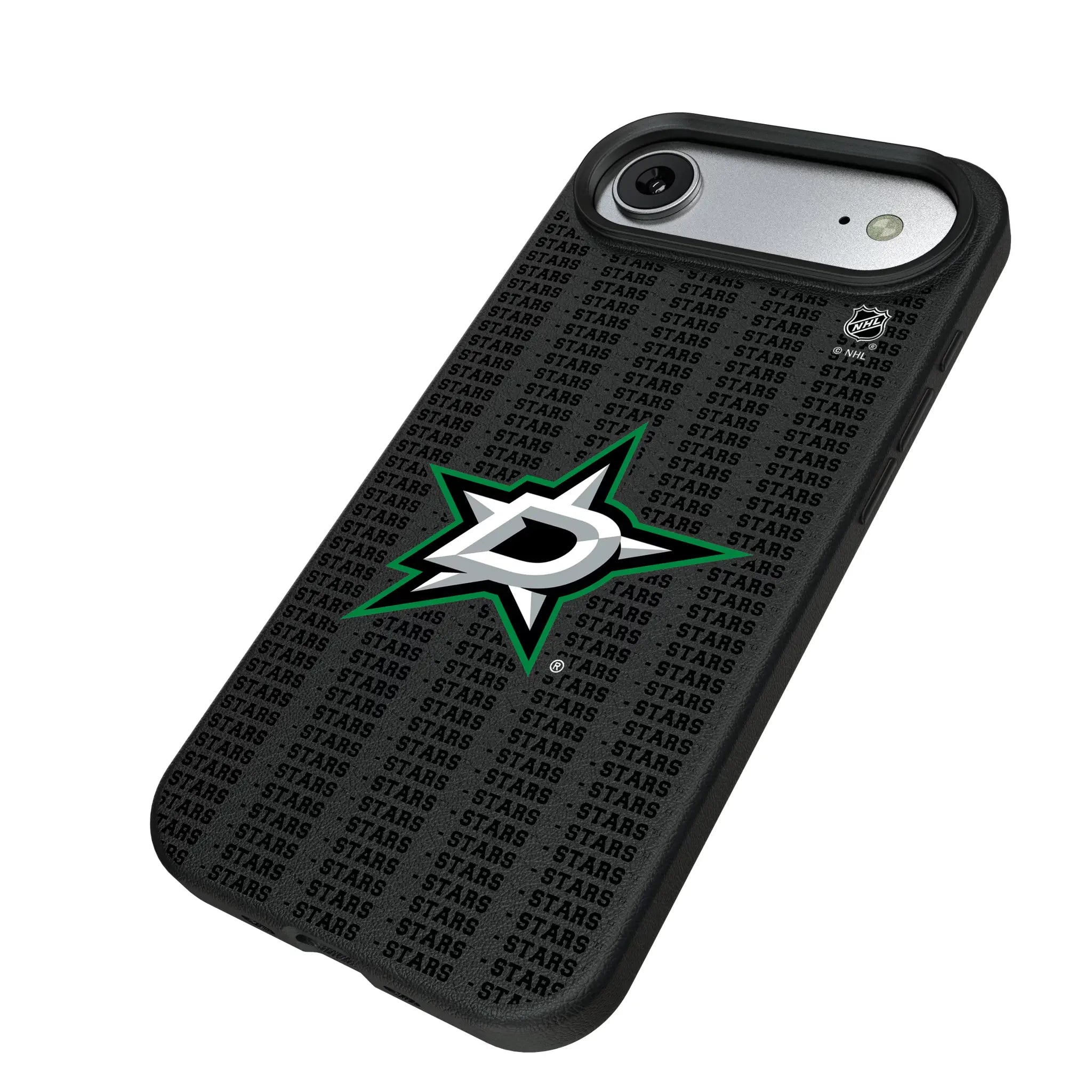 Dallas Stars Text Backdrop MagSafe Compatible Phone Case for Apple iPhone