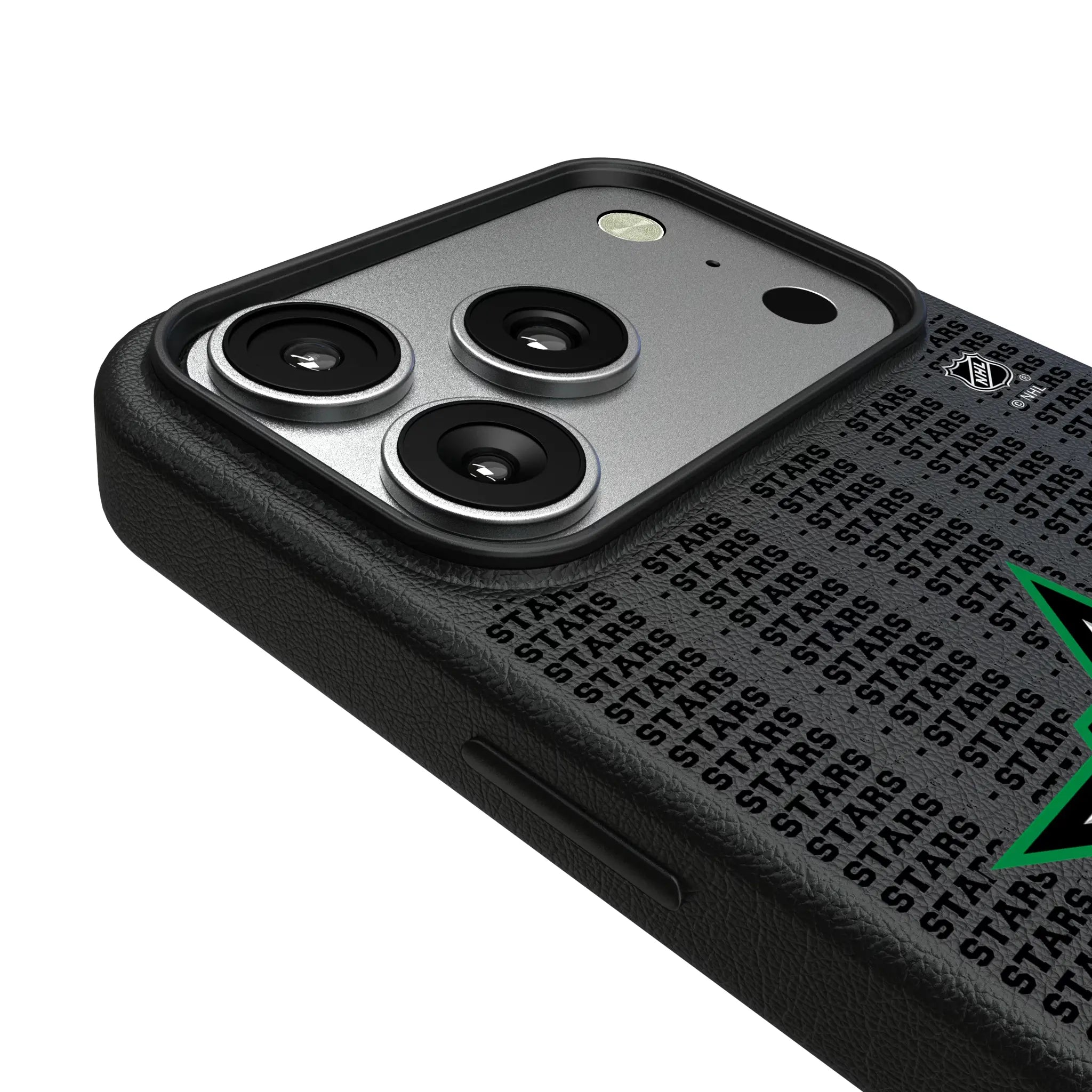 Dallas Stars Text Backdrop MagSafe Compatible Phone Case for Apple iPhone