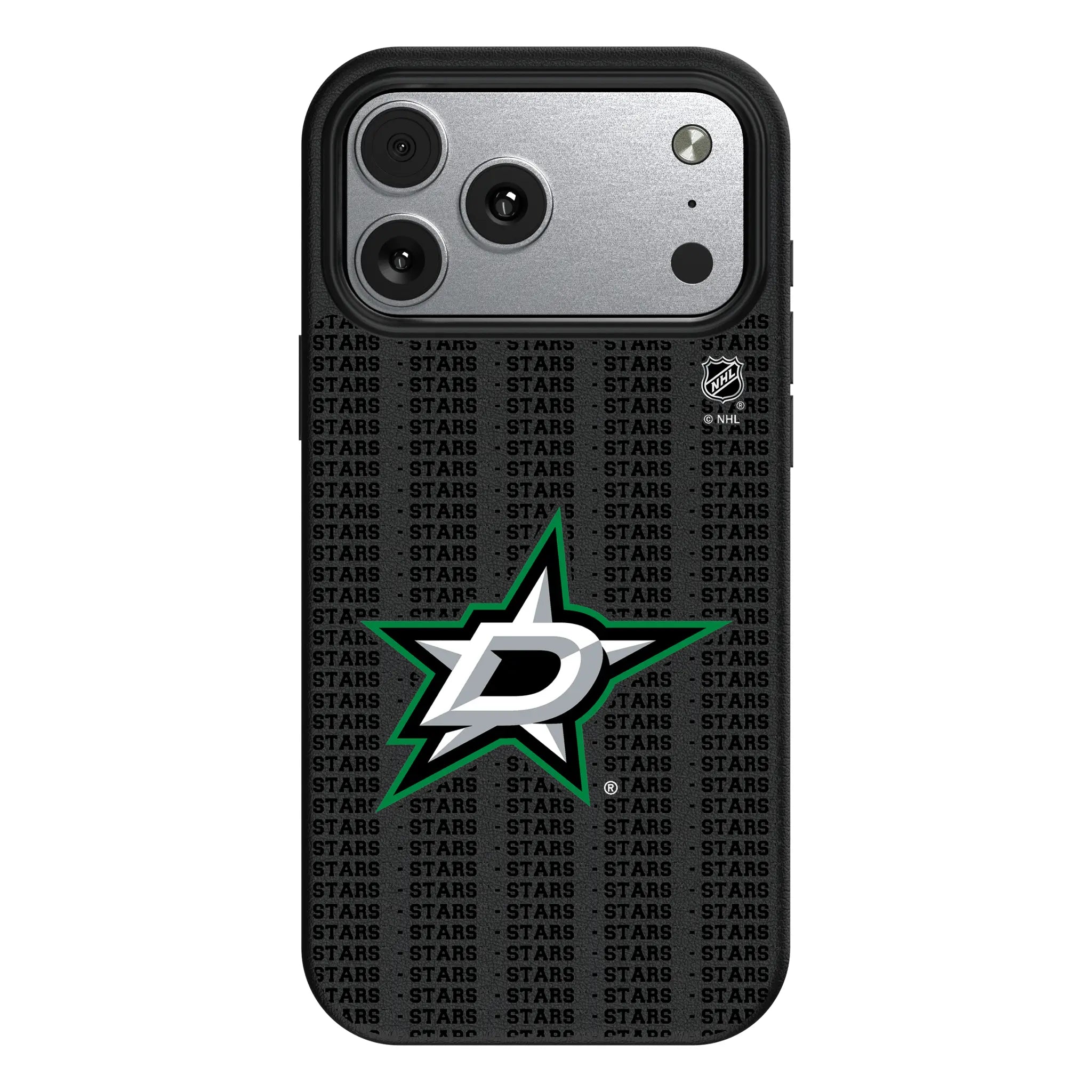 Dallas Stars Text Backdrop MagSafe Compatible Phone Case for Apple iPhone