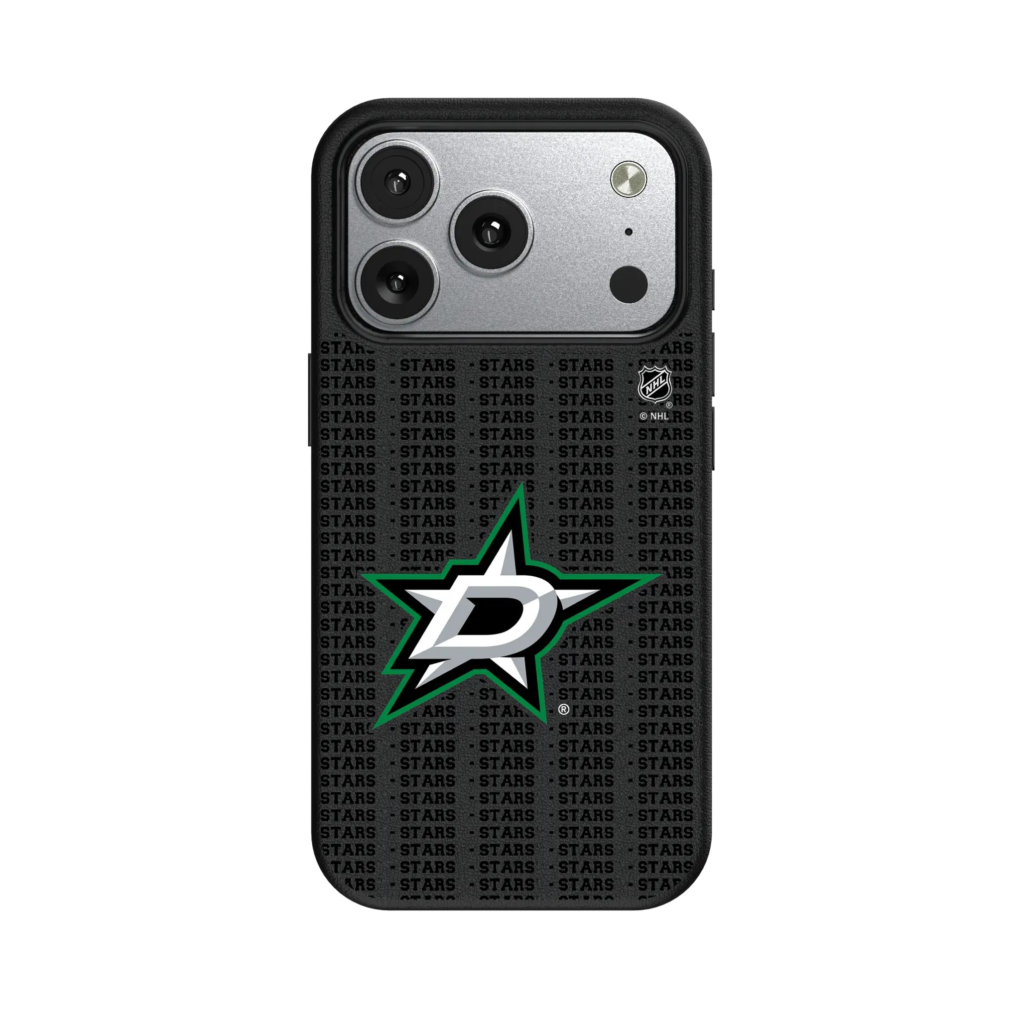 Dallas Stars Text Backdrop MagSafe Compatible Phone Case for Apple iPhone