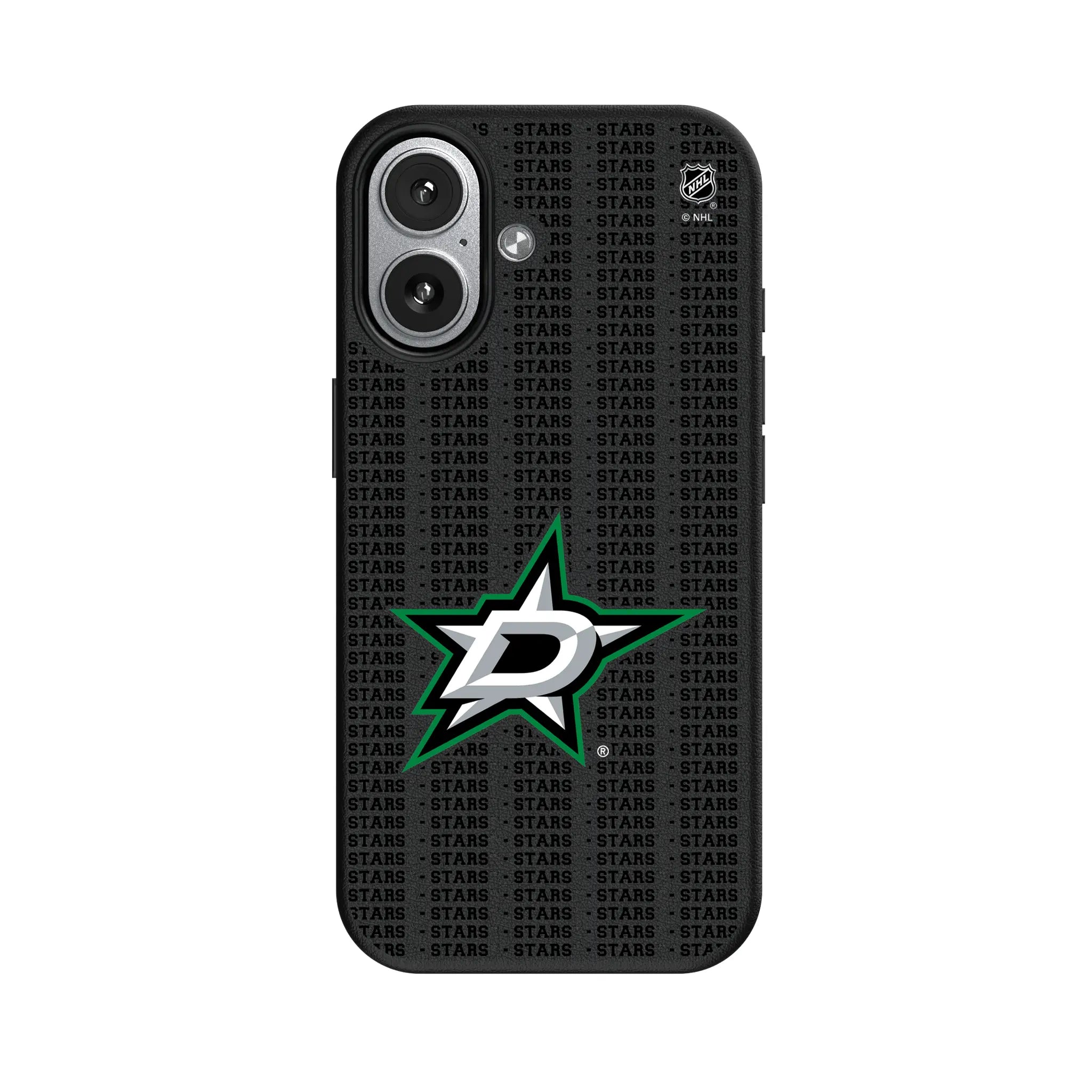 Dallas Stars Text Backdrop MagSafe Compatible Phone Case for Apple iPhone