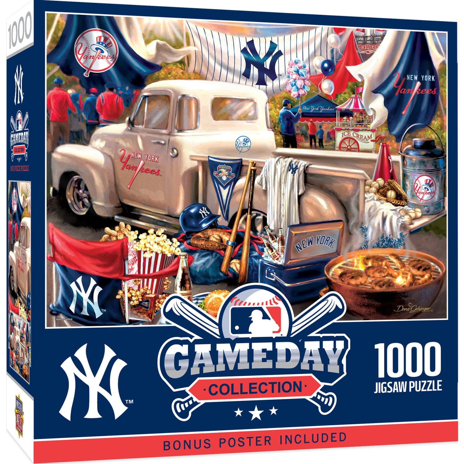 New York Yankees Gameday 1000 Piece Jigsaw Puzzle - Sports Gifts, Sports Memorabilia, Sports Collectibles, Fan Shop