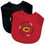 Chicago Blackhawks Baby Bibs 2-Pack - Red & Black - Sports Gifts, Sports Memorabilia, Sports Collectibles, Fan Shop