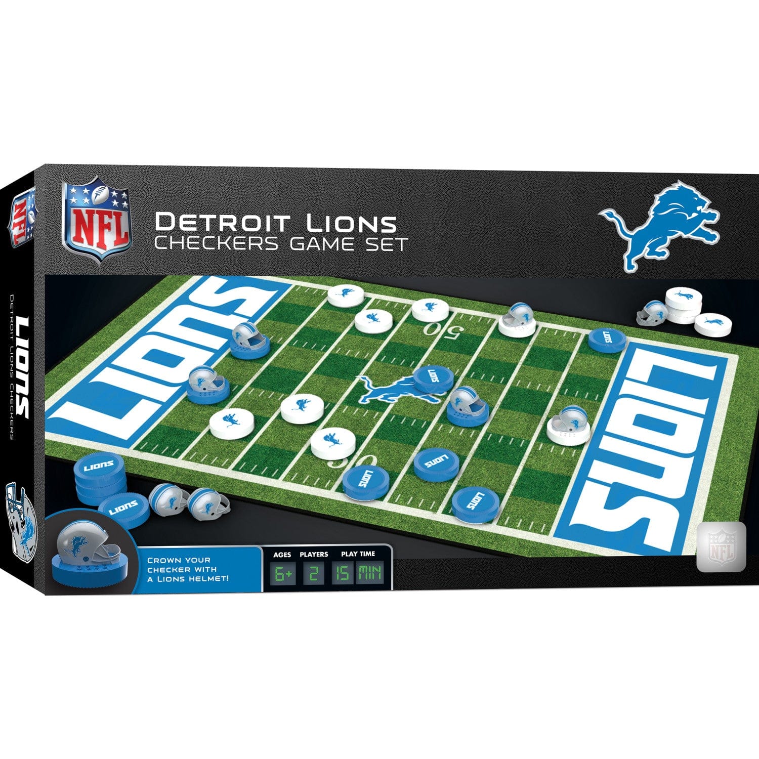 Detroit Lions Checkers Game