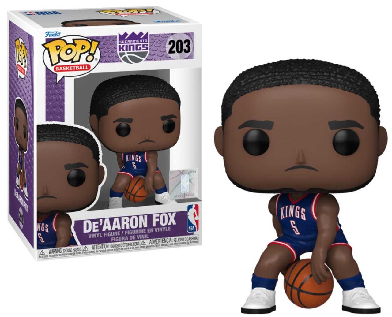 De'Aaron Fox (Sacramento Kings) City Edition Jersey NBA Funko Pop! - Sports Collectibles, Sports Memorabilia, Sports Fan Shop, Sports Gifts