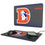 Denver Broncos 1993-1996 Historic Collection Linen 15-Watt Wireless Charger and Mouse Pad