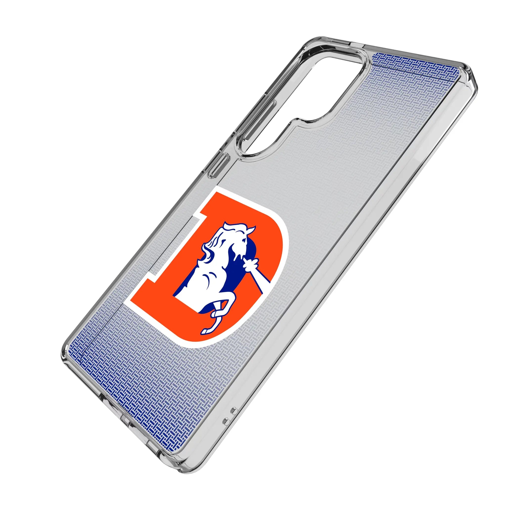 Denver Broncos 1993-1996 Historic Collection Linen Clear Phone Case for Samsung Galaxy