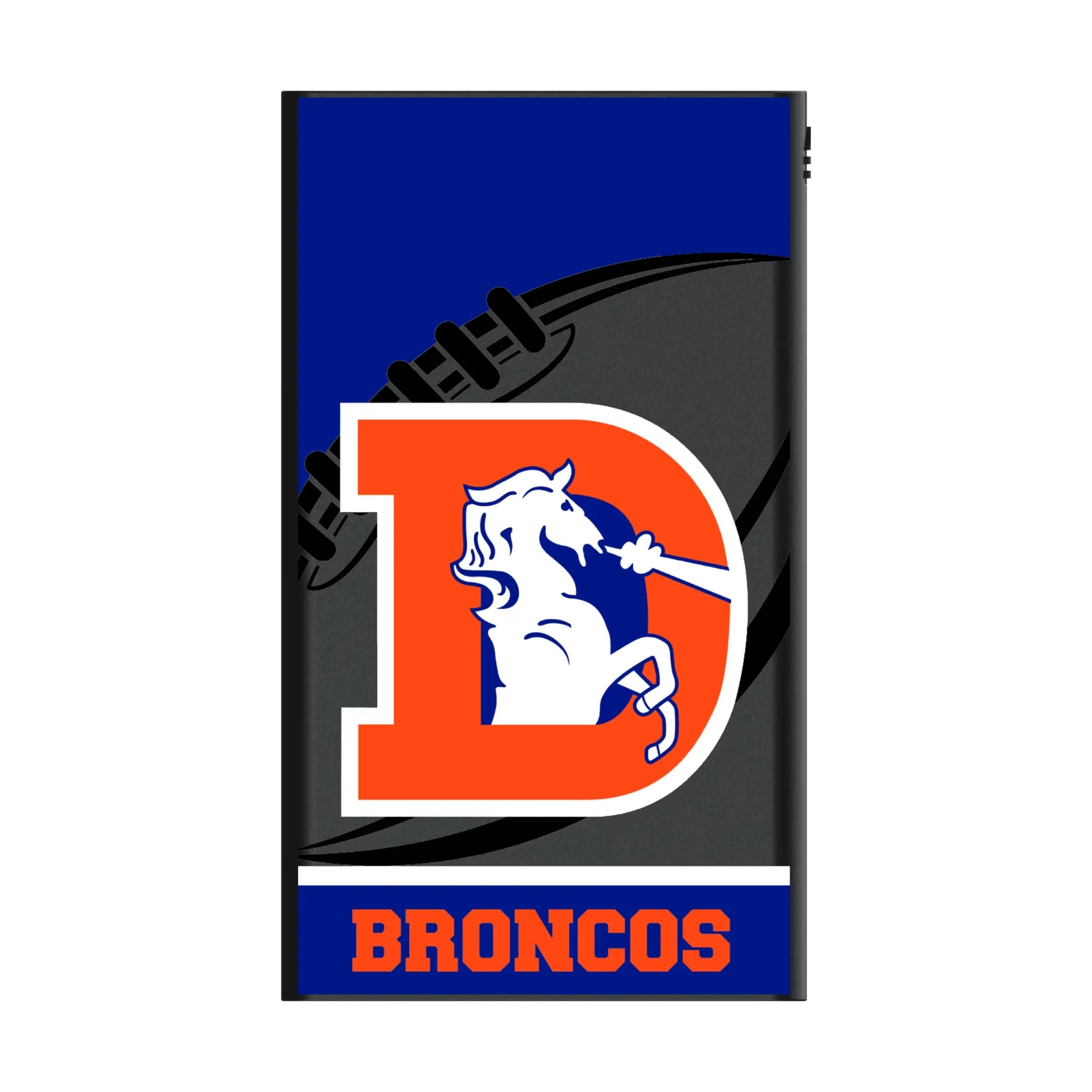 Denver Broncos 1993-1996 Historic Collection Passtime 5000mAh Flat Powerbank