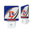 Denver Broncos 1993-1996 Historic Collection Passtime Night Light 2-Pack