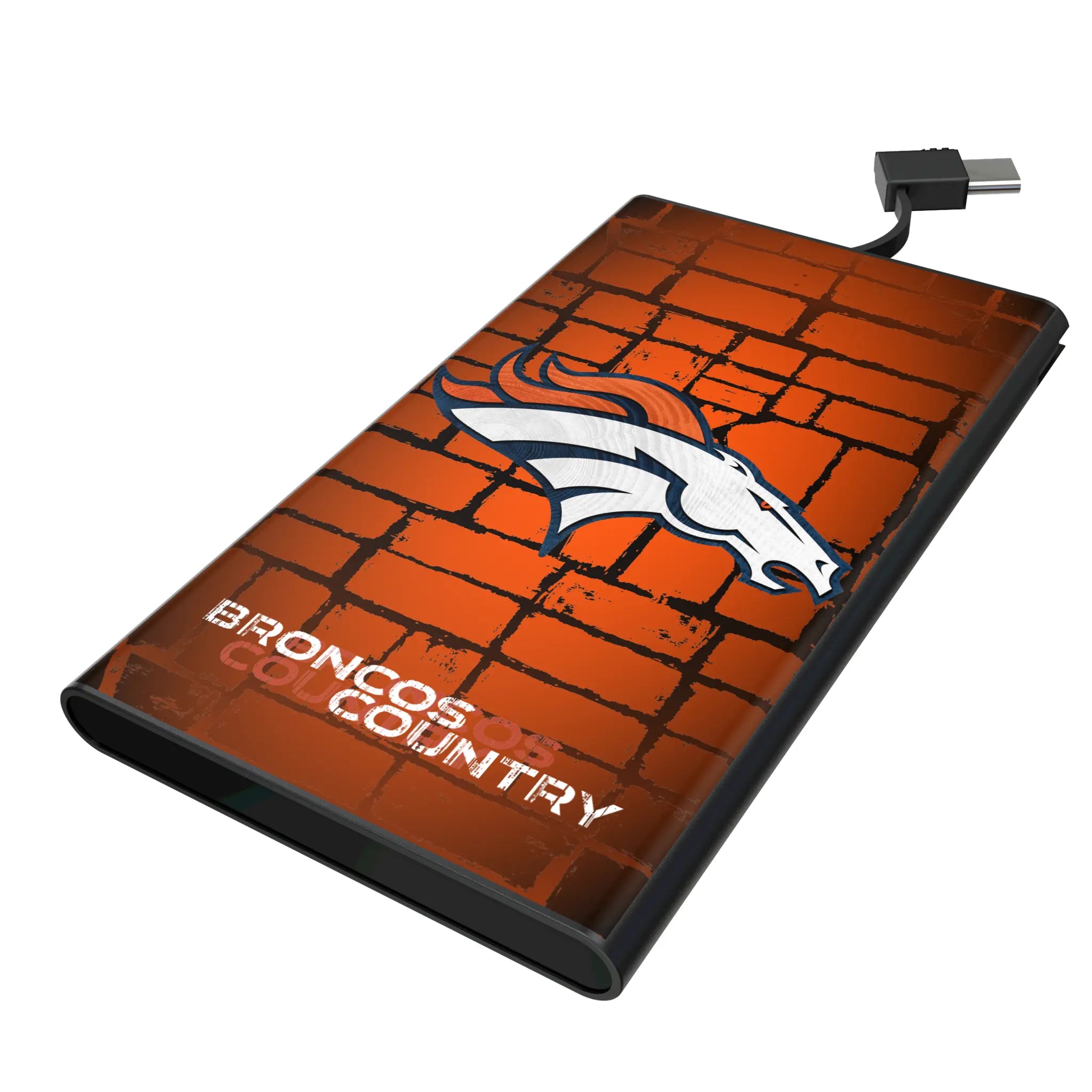 Denver Broncos Brick 5000mAh Flat Powerbank
