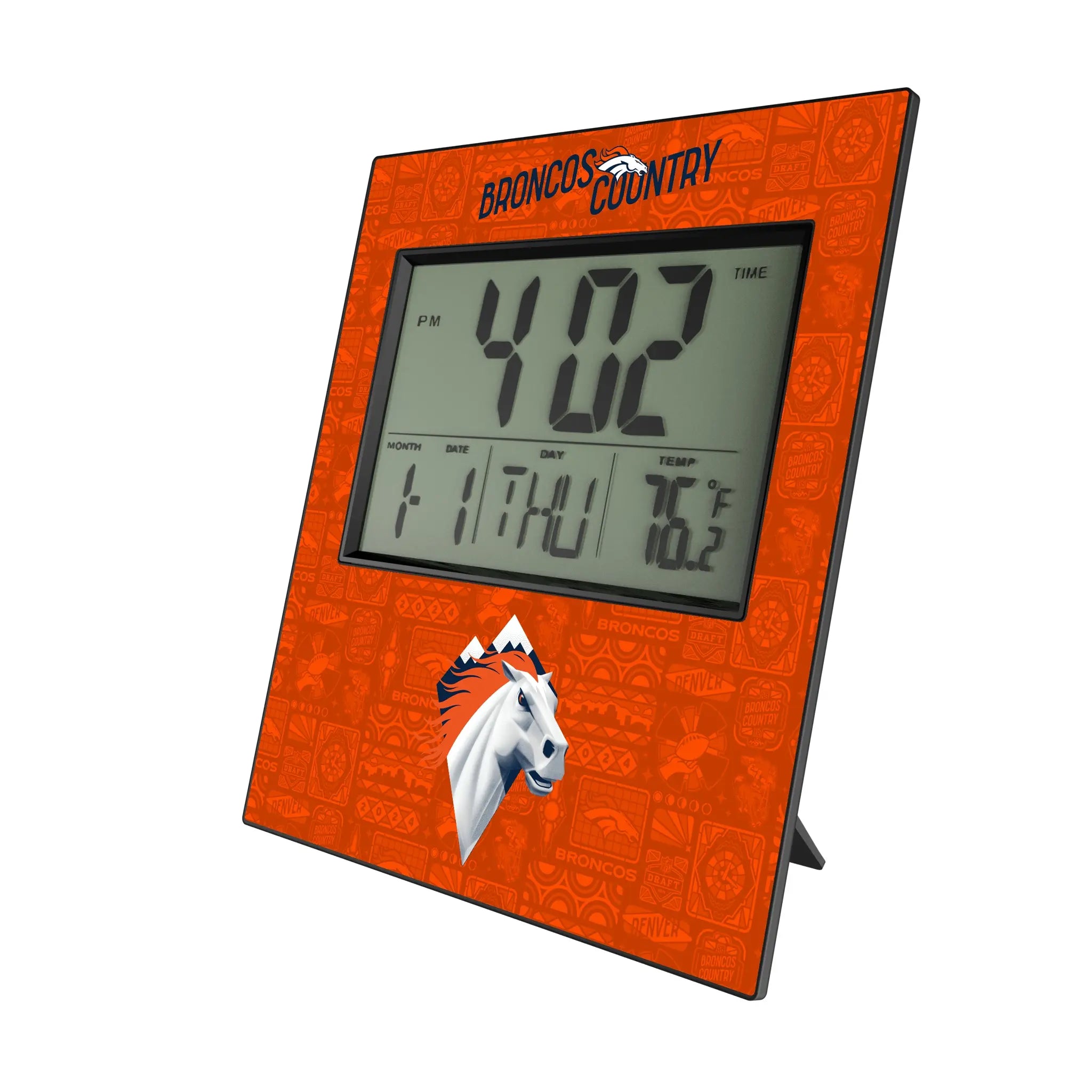 Denver Broncos 2024 Edition Wall Clock