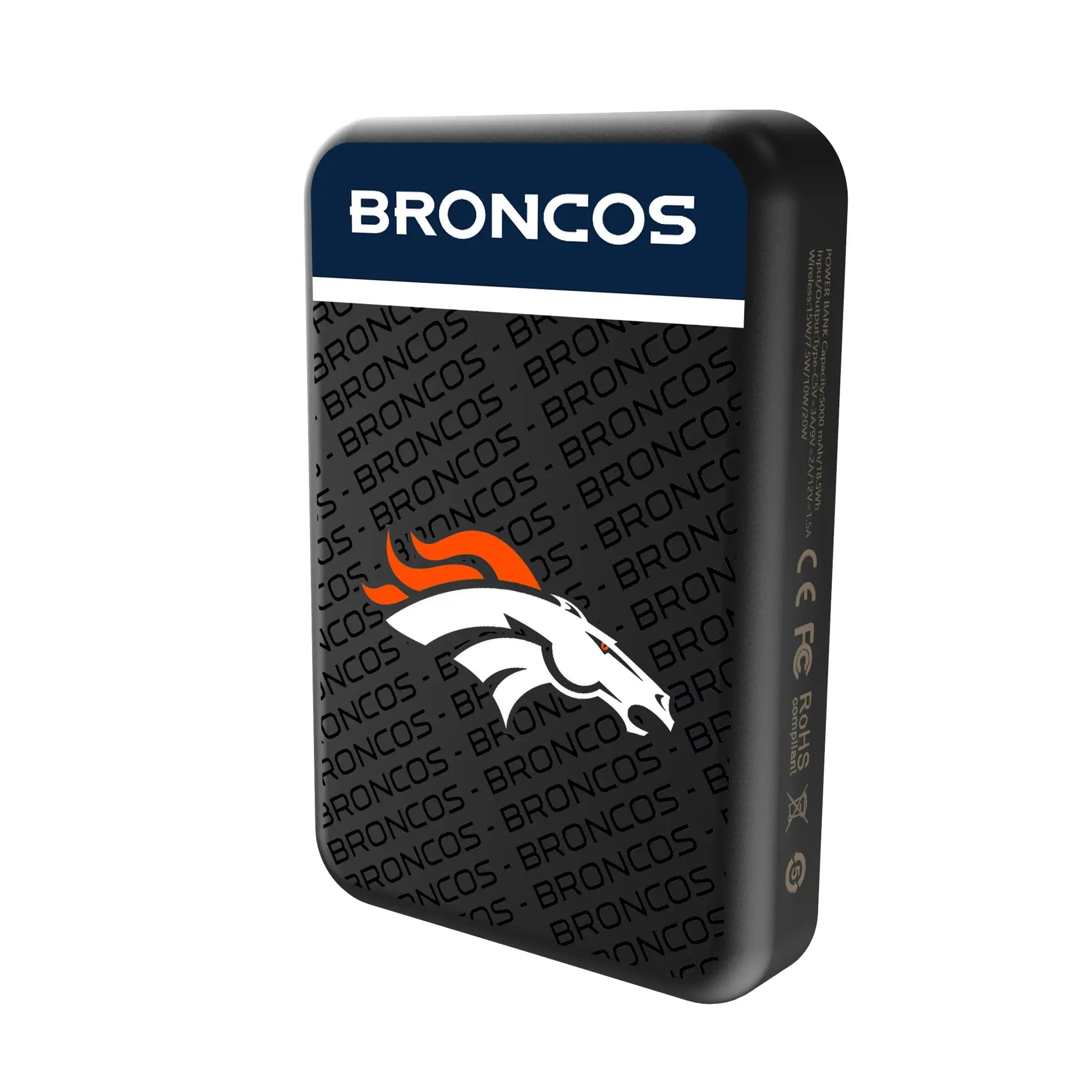 Denver Broncos Endzone Plus Wireless Mag Power Bank