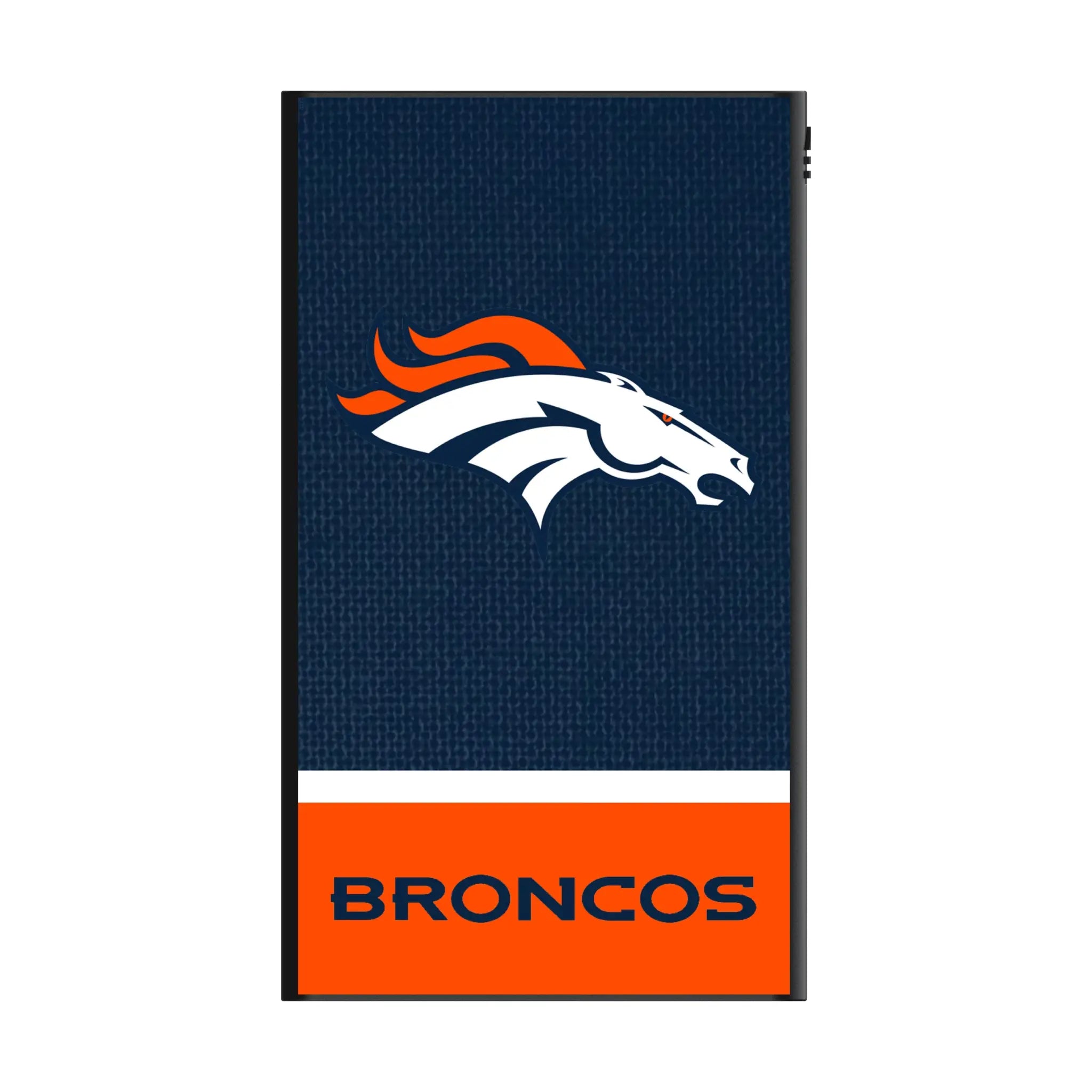 Denver Broncos Endzone Solid 5000mAh Flat Powerbank