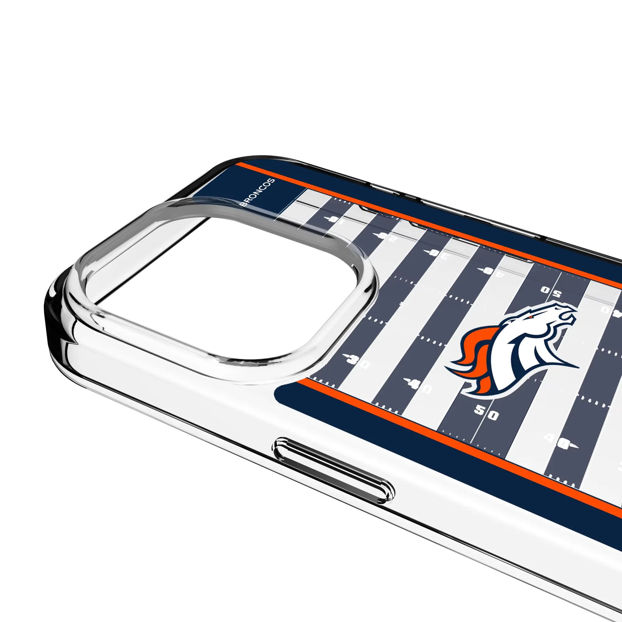 Denver Broncos Field Clear Phone Case for Apple iPhone
