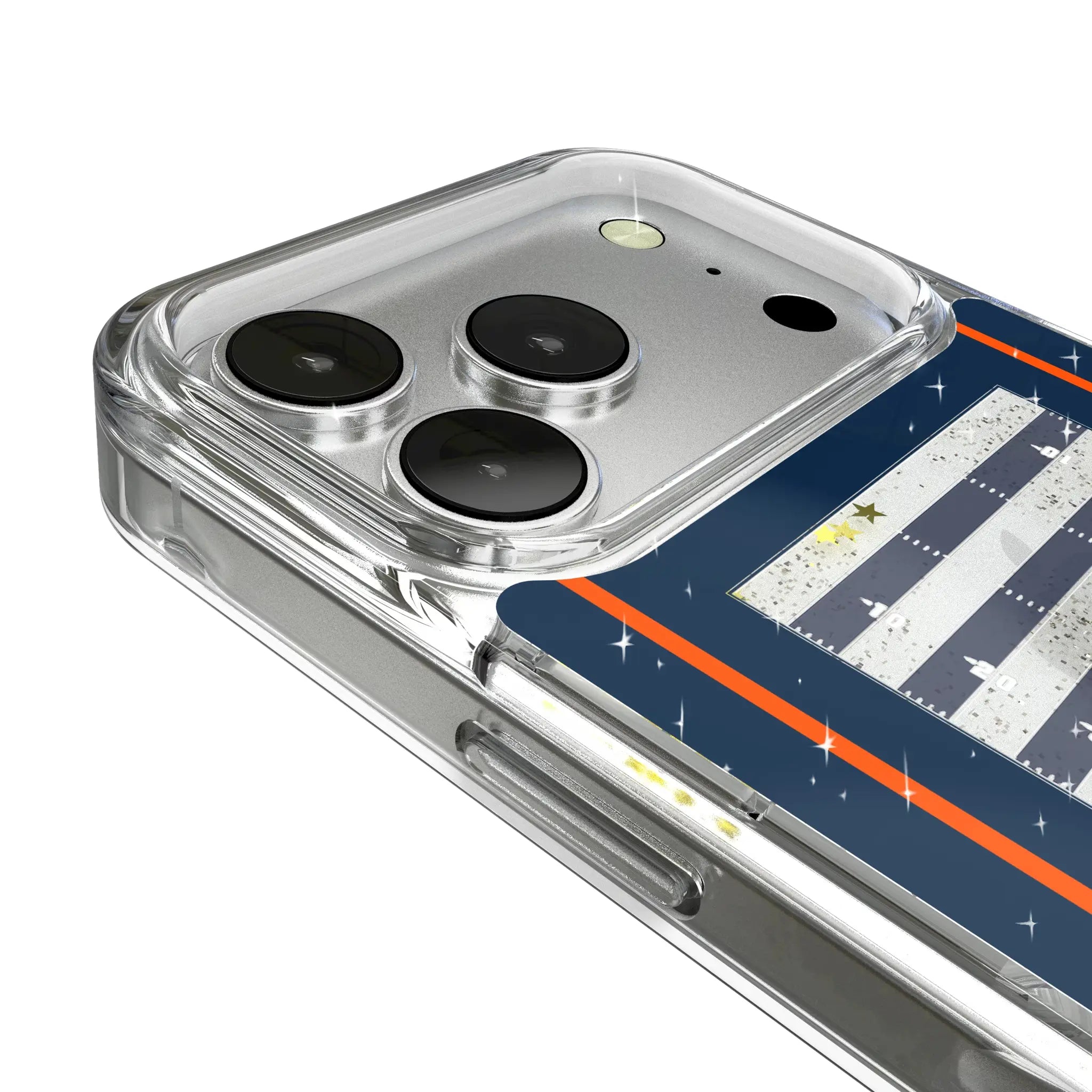Denver Broncos Field Glitter Phone Case