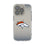 Denver Broncos Linen Clear Phone Case for Apple iPhone