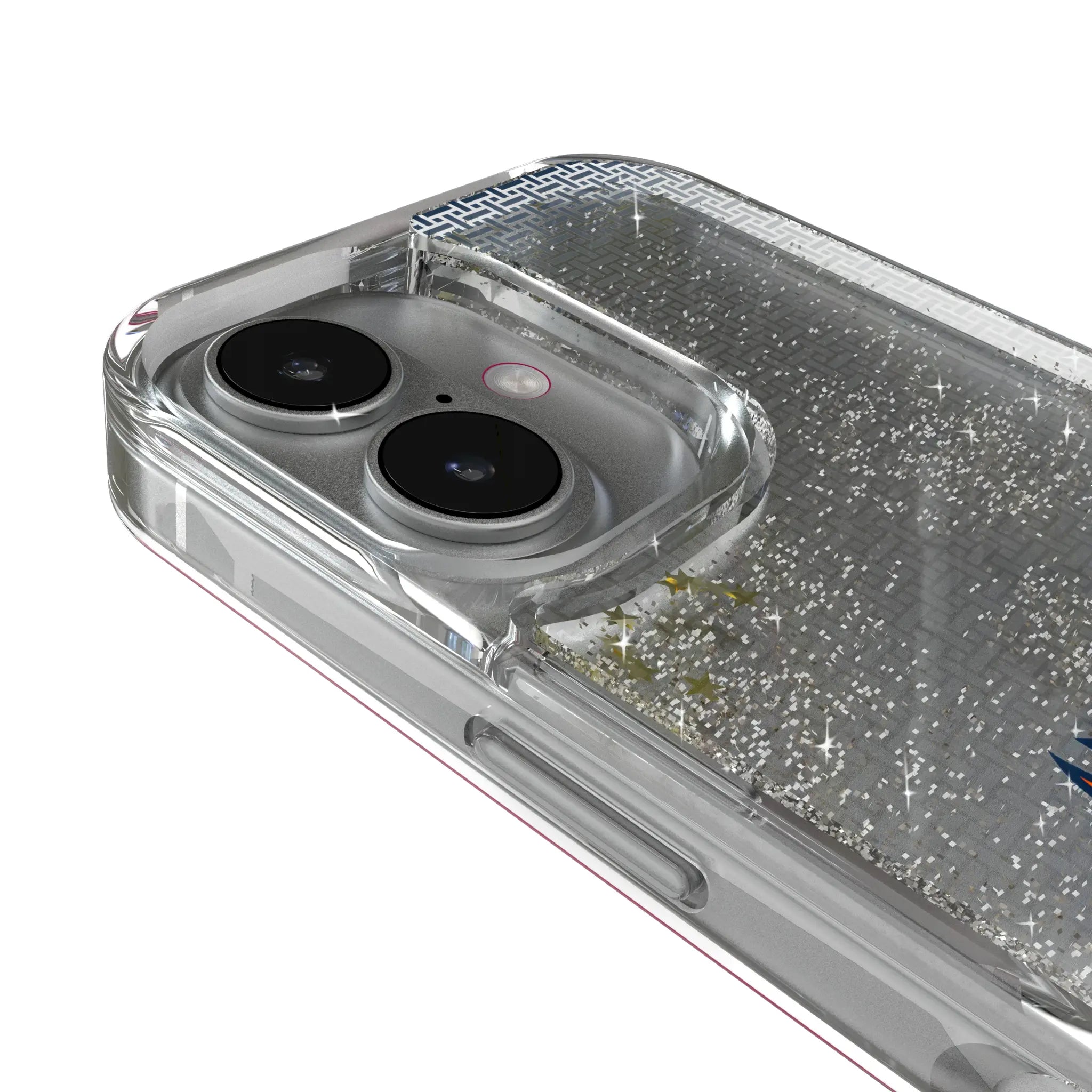 Denver Broncos Linen Glitter Phone Case