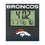 Denver Broncos Linen Wall Clock