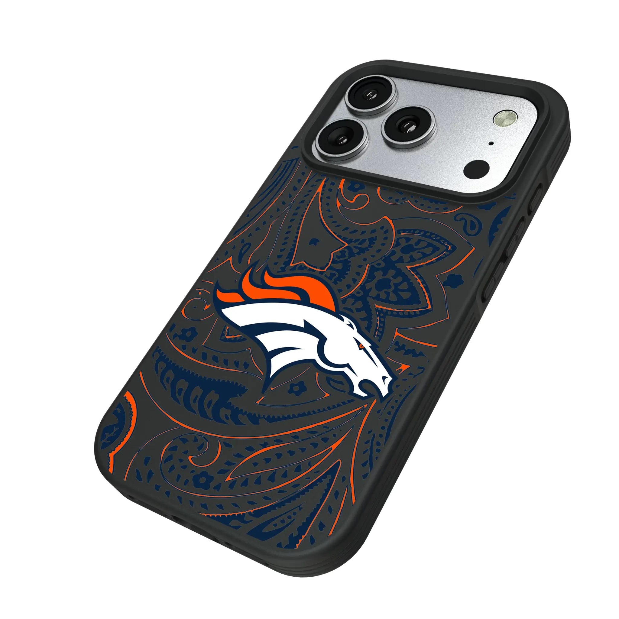 Denver Broncos Paisley Bump Phone Case